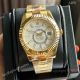 High Quality Copy Rolex Sky Dweller 42mm yellow gold black dial (2)_th.jpg